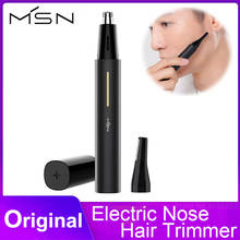 Cortador de pelo Nasal eléctrico MSN 2 en 1, afeitadora de cejas recargable por USB, limpiador de pelo Nasal impermeable 2024 - compra barato