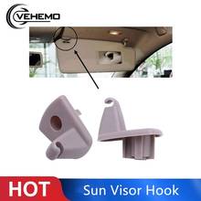 Vehemo Sun Visor Hook Light Gray Sun Visor Clip Fastener Bracket Premium Quality for Chrysler 300C 2024 - buy cheap