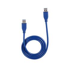 Portable 3FT/1M Super Speed USB 3.0 Type a Male to Type a Male M/M M2M Blue Solid Extension Cable Cord Wire Computer Accessories 2024 - buy cheap