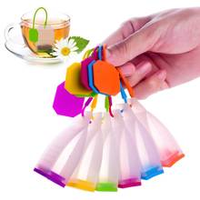 1Pc Bag Style Tea Infusers Silicone Tea Strainers Herbal Spice Tea Infuser Filters Scented Kitchen Drinking Coffee Tea Tools 2024 - buy cheap