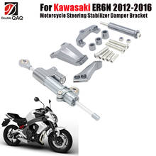 Amortiguador de dirección para motocicleta Kawasaki ER6N ER-6N, accesorios de motocicleta con soporte 2013 2014 2015, 12- 16 2024 - compra barato