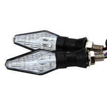 Pisca-pisca led de seta para motocicleta, 2 peças, luz decorativa, 12v, para ltz400, pcx, cb400, cafe racer 2024 - compre barato