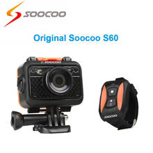 Оригинальная Спортивная экшн-видеокамера SOOCOO S60 с Wi-Fi и дистанционным управлением 1080P, широкий угол обзора 170 градусов, водонепроницаемая, DVR,... 2024 - купить недорого