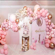 183pcs Balloons Garland Doubled baby Pink Balloon Arch Rose Wedding Birthday Decoration Girl Baby Shower Party Supplies 2024 - buy cheap