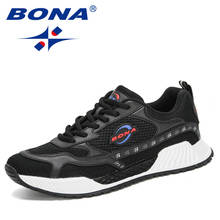 BONA 2020 New Designers Mesh Running Shoes Men Outdoor Walking Jogging Sport Sneakers Man Athletic Footwear Trainers Comfortable 2024 - buy cheap