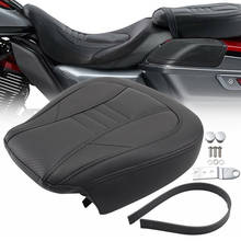 Acessórios de motocicleta para passageiro traseiro, assento de pillion para harley touring cvo street glide flhx road glide personalizado fltrx 2024 - compre barato