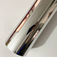 High stretchable mirror silver Chrome Mirror flexible Vinyl Wrap Sheet Roll Film Car Sticker Decal Sheet 2024 - buy cheap