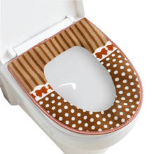 Capa de toalete com estampa de desenho animado, sobretudo, cobertura macia para assento do vaso sanitário, capa de sentar para o inverno do banheiro, acessórios 2024 - compre barato