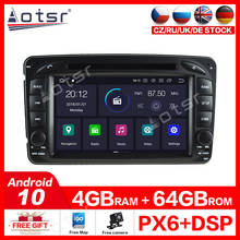 4G+64GB Android 10.0 Car DVD Player GPS Navigation For  Mercedes Benz W209 W203 M ML W163 Viano W639 Vito Vaneo DVD PLAYER Multi 2024 - buy cheap