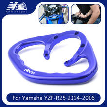 Empuñaduras de aluminio CNC para motocicleta Yamaha r25 YZF-R25, accesorios para reposabrazos, tanque de agarre, 2014-2016 2024 - compra barato