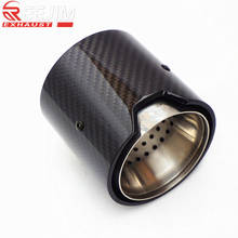 2019 Model Glossy  Carbon fiber Exhaust Tip for BMW MPerformance 235i 240i 335i   exhaust tip   car accessories 2024 - купить недорого