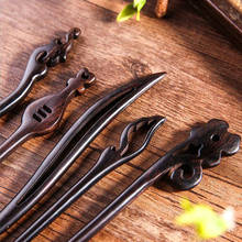 Handmade Carved Ebony Wood Chopstick Hairpin Hair Stick Clip for Women Hair Jewelry Headwear Hairpin Head jewelry Gift 2024 - buy cheap