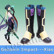 Genshin-Botas de impacto para Cosplay, zapatos de Cosplay, personalizables, de cualquier tamaño, para Halloween 2024 - compra barato