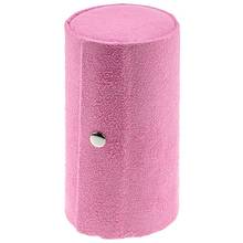 Velvet Jewelry Box Travel 3-Layer Roll-up Snap Storage Earring Bracelet Display   2024 - buy cheap