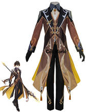 Genshin Impact Zhongli Uniform Outfit Games Cosplay Costumes 2024 - buy cheap