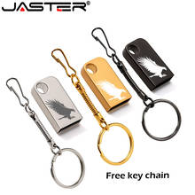 JASTER мини металлический высокоскоростной USB флеш-накопитель 8 ГБ 16 ГБ 32 ГБ 64 Гб USB флешка водонепроницаемый флеш-накопитель usb свадебные подарки 2024 - купить недорого