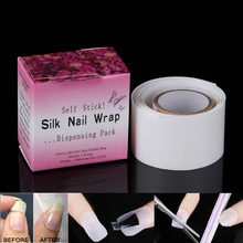Monja Nail Repair Fiberglass Silk Wrap Self Adhesive Anti Damage DIY Strong Protect Reinforce Extension Sticker 2024 - buy cheap