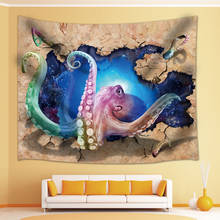 Octopus Sea monsters Tapestry Wall Hanging for Living Room Bedroom Dorm Decor 2024 - buy cheap