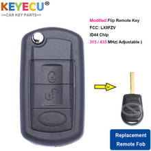 KEYECU Modified Flip Remote Key for Land Rover Range Rover 2002 2003 2004 2005 2006, Fob 3 Buttons - 315MHz/ 433MHz - ID44 Chip 2024 - buy cheap
