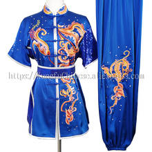 Chinese Wushu uniform Kungfu clothes Martial arts outfit taolu garment Performance suit for male female girl boy kids adults 2024 - buy cheap