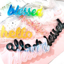 Hello Words-moldes de silicona brillante para decoración del hogar, herramientas de resina epoxi hechas a mano, colgante, bricolaje 2024 - compra barato