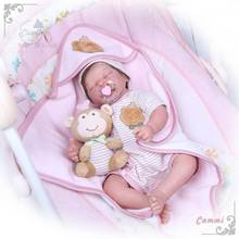 Icradle Boutique Doll bebe reborn Soft  Silicone Reborn Baby Doll Toys Lifelike Newborn babies alive boneca Birthday Present 2024 - buy cheap