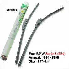 24"+24" Bexceed of Car Windshield Flat wiper blade for BMW Serie 5 (E34) .  1991~1996 2024 - buy cheap