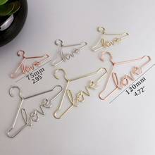 10pcs Metal Love Doll Hangers Doll Accessories For USA Girl Babie Blyth 1/3 1/6 Doll Cloth 2024 - buy cheap