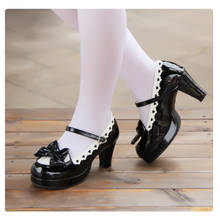 Women Loli Harujuku Feminine Stiletto High Heels Cosplay Sweet Girls Female Kawaii Tea Party Japanese Cute Anime Lolita Shoes 2024 - buy cheap