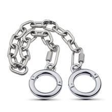 New Stainless Steel Thumb Toe Cuffs Bondage Chain Adult Games Sex Slave BDSM Fetish Thumb Toes Restraints Sex Toys For Men Women 2024 - buy cheap