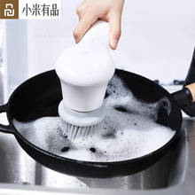 Youpin Shunzao-limpiador eléctrico de mano, máquina de barrido fuerte, contaminación por aceite, cepillo desmontable, cabezal de lavado para la cocina del hogar 2024 - compra barato