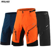 ARSUXEO-pantalones cortos DH para hombre, para bicicleta de montaña, deportes al aire libre, para descenso 2024 - compra barato