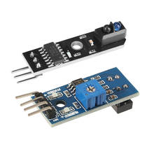 Sensor reflectante infrarrojo TCRT5000, interruptor fotoeléctrico IR, línea de barrera que, para placa de triodo de diodo Arduino, 3,3 v, 1 ud. 2024 - compra barato