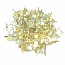 50PCS Gold Star Brads Scrapbooking Embellishment Attache Parisiennes Scrapbook Brads Adornos De Metal Para Scrapbook 2024 - buy cheap