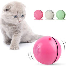 Bola de brinquedo inteligente de gato, brinquedo interativo recarregável com luz de led 360 graus com rotação automática, brinquedo para animais de estimação, com movimento ativado 2024 - compre barato