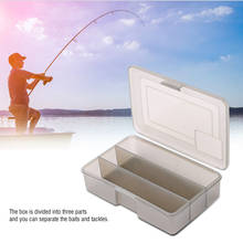 Fishing Tackle Box 3 Compartments Fishing Lure Box Bait Lure Hooks Box Storage Case Fishing Lure Squid Jig Pesca Container 2024 - buy cheap