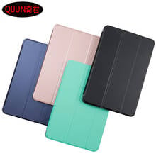 Capa protetora para tablet huawei mediapad t2 7.0 polegadas com três dobras, com suporte, couro sintético 2024 - compre barato