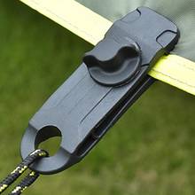 Canopy Clip Awning Windproof Fixed Buckle Plastic Accessories Multi-function Wind Rope Nylon Black 8.5x2.6x2.8cm Clips 2024 - buy cheap