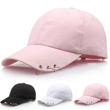 Hip Hop Baseball Cap For Women Men Punk Piercing Ring Snapback Hat Spring Summer Outdoor Casual Sun Hat 2024 - buy cheap