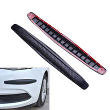 2pcs/set Universal Car  Front Rear Bumper Protector Carbon Fiber Auto Guard Corner Anti-collision Strip Sticker Auto Accessories 2024 - buy cheap