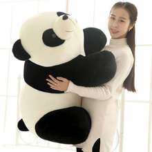 90cm/35.3 "panda grande brinquedo de pelúcia urso de pelúcia gigante macio boneca travesseiro almofada animais de pelúcia 2024 - compre barato