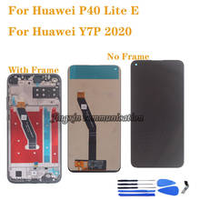 Pantalla LCD de 6,39 pulgadas para móvil, montaje de digitalizador con pantalla táctil para Huawei Y7P 2020, ART L28, L29, L29N, P40 Lite E, con marco 2024 - compra barato