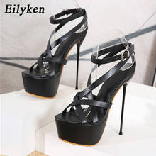 Eilyken Platform High Heels Sandals Women Open Toe Ankle Buckle Strap Gladiator Party Dress Summer Sliders Shoes Size 34-40 2024 - buy cheap