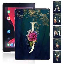 Funda rígida ultradelgada para tableta, lápiz óptico con diseño de flores y carcasa de plástico, para Apple IPad 8 2020 8th Generation 10,2 pulgadas 26 2024 - compra barato