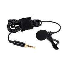 Мини 3,5 мм Jack Lavalier Mic Tie Hands Free Clip микрофон для DSLR ноутбука телефона ПК Lound Speaker Camera Прочный портативный микрофон 2024 - купить недорого