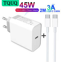 Tquq-carregador de celular usb c, 1 porta, carregamento rápido, 20w, adaptador de potência para iphone 12, macbook air, pixelbook, interruptor 2024 - compre barato