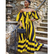 Vestido de impressão Africano para As Mulheres Robe Vetement Femme 2020 Maxi Vestidos de Verão Roupas Da Moda Africano Dashiki África Vestido para senhora 2024 - compre barato