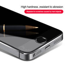 Vidrio Templado 9H para iPhone XR 11 12 Pro mini X XS Max, Protector de pantalla, película protectora de seguridad para iPhone 6 6s 7 8 Plus 5 5S SE 2024 - compra barato