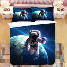 Space Astronaut Print 3D Bedding Set Duvet Covers Pillowcases One Piece Comforter Bedding Sets Bedclothes Bed Linen 2024 - buy cheap