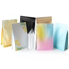 1000pcs Color Aluminum Foil Sealing Coffee Bag Dog Food Self-supporting Ziplock Bags Nuts Rice Tea Packaging Bag Big Capacity 2024 - buy cheap